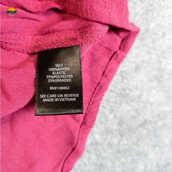 NWT Torrid Babydoll Blouse Top Pink Crinkle Gauze Boho Women's Plus Size 2 18/20 - Picture 7 of 8